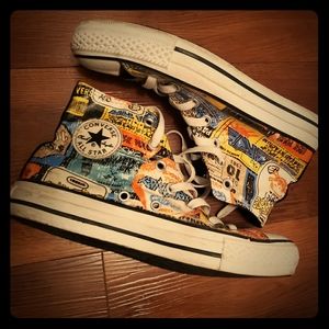 Converse high tops men 4 or women's 6